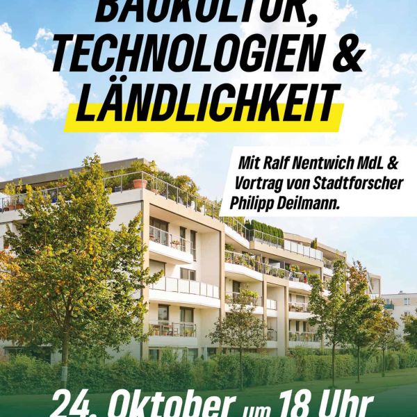 Baukultur, Technologie & Ländlichkeit