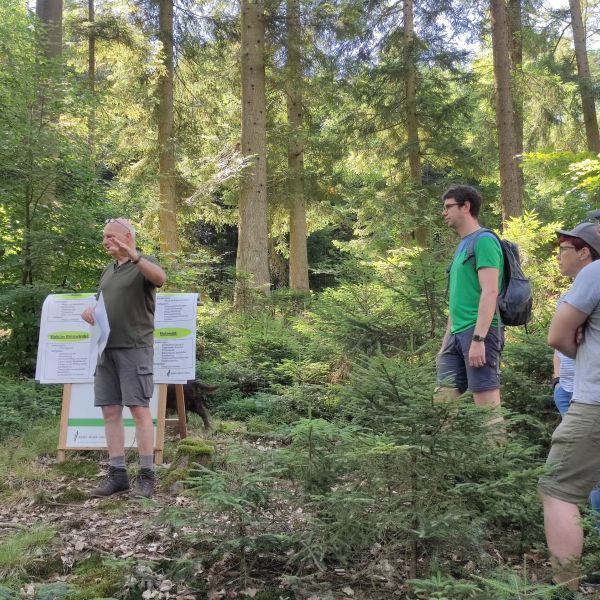 Waldbegehung mit Förster Götz Pyttel