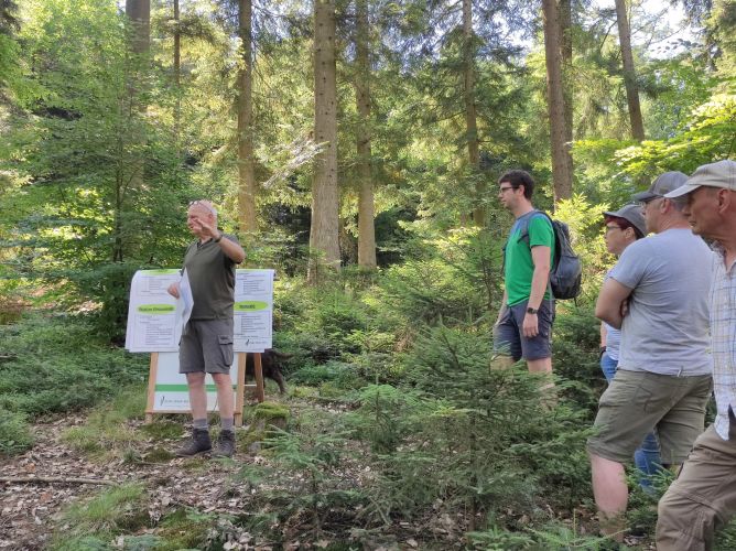 Waldbegehung mit Förster Götz Pyttel