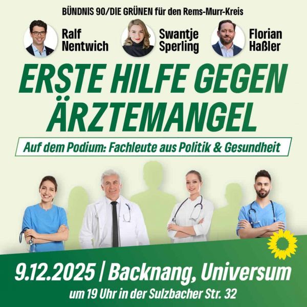 Erste Hilfe gegen Ärztemangel im Rems-Murr-Kreis